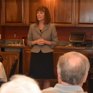 Prosecutor Schiffel speaking at Delaware Kiwanis