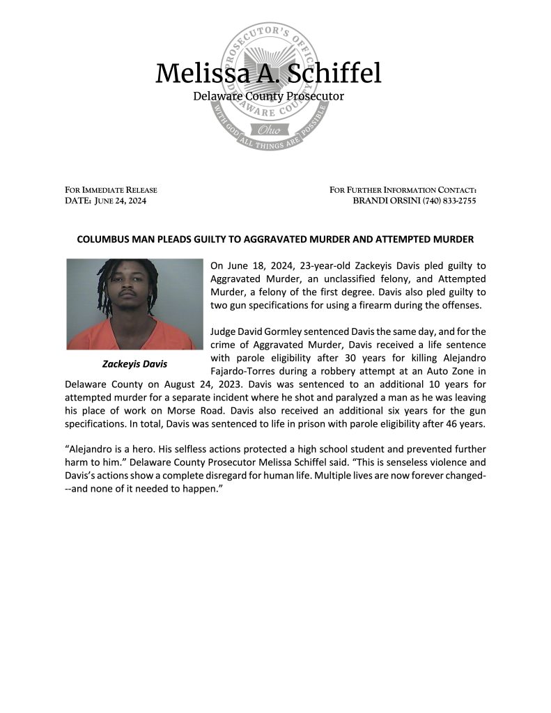 COLUMBUS MAN PLEADS GUILTY TO AGGRAVATED MURDER AND ATTEMPTED MURDER ...